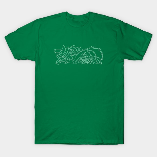 Celtic Wolf T-Shirt by LordNeckbeard